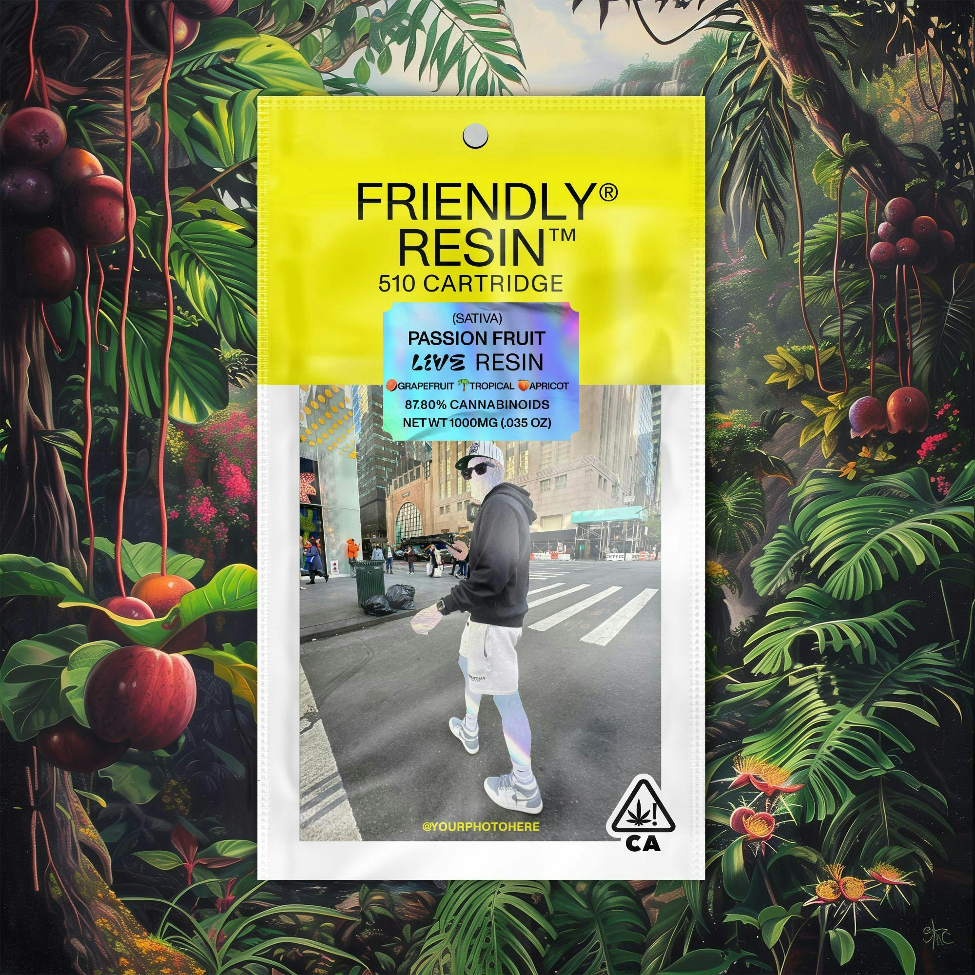 Friendly Brand - Friendly Brand | Passion Fruit | Live Resin Cartridge | 1g - 1