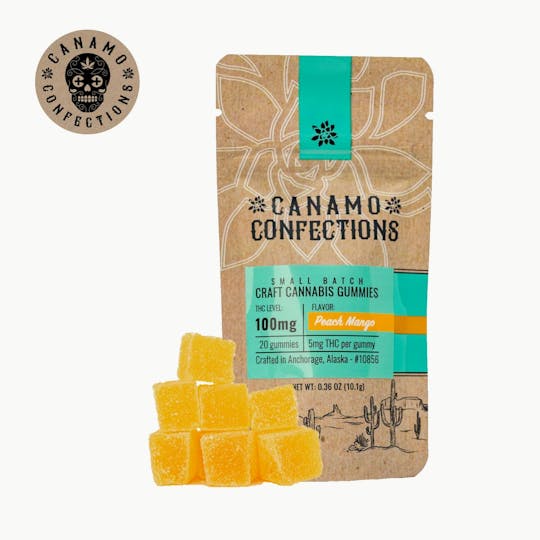 Canamo AK - Gummies CC 100mg - Peach Mango - 1