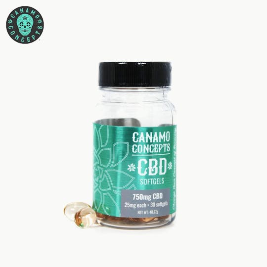 Canamo AK - Canamo CBD Soft Gel Capsules - 750mg - 1