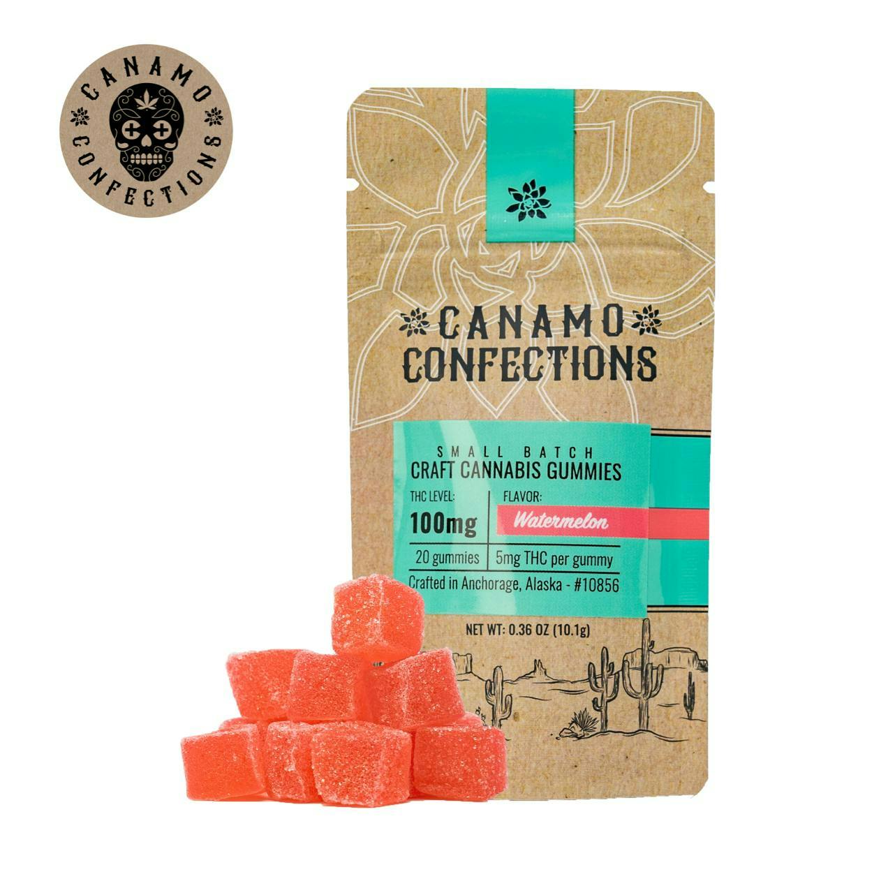 Canamo AK - Gummies CC 100mg - Watermelon - 1