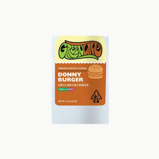 Greenline - Donny Burger - 1/16 oz - Indoor - Indica Hybrid - 1.8g - 1