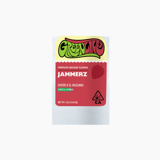 Greenline - Jammerz - 1/16 oz - Indoor - Indica Hybrid - 1.8g - 1
