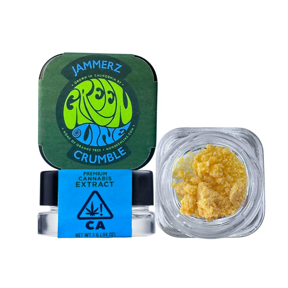 Greenline - Jammerz - Crumble - Extract - Indica Hybrid - 1g - 1