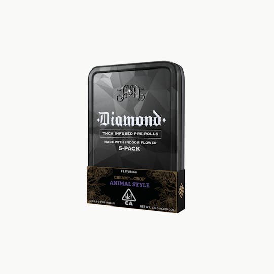 Heavy Hitters - COTC: Animal Style | Indica - Diamond THCA-Infused Pre-Rolls - 2.5G 5-Pack - 1