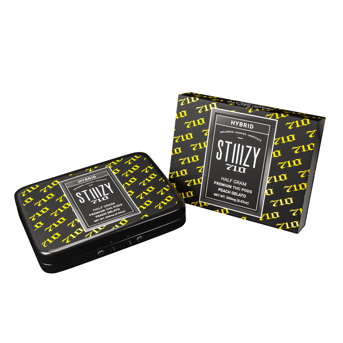 STIIIZY - Vape - PEACH GELATO 710 PREMIUM THC POD 1G - IL - 1