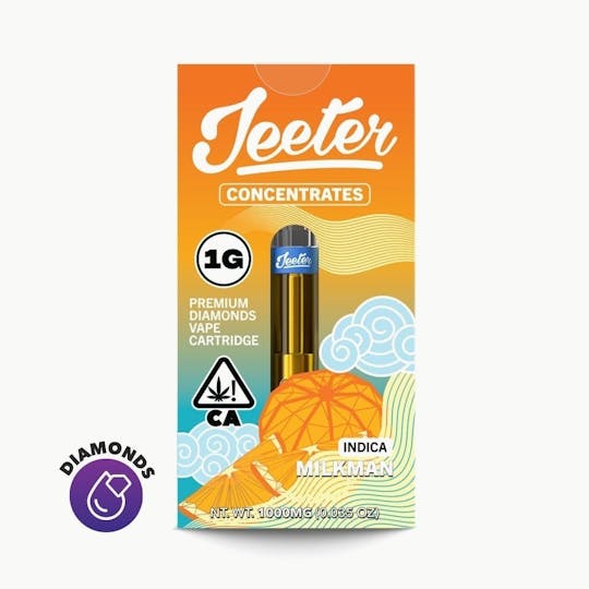 Jeeter - Jeeter Concentrates Diamonds Vape Cartridge - Milkman - 1