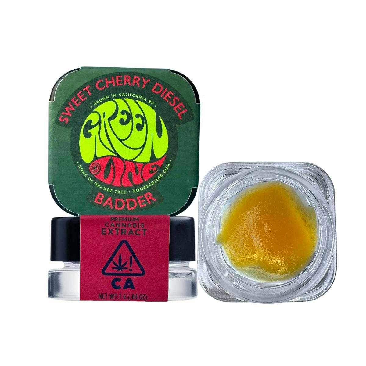 Greenline - Sweet Cherry Diesel - Badder - Extract - Hybrid - 1g - 1