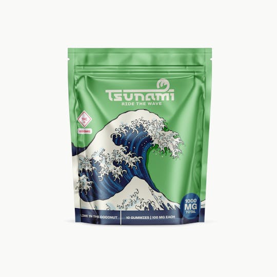 TsunamiCanna - Lime in the Coconut Gummies | 1000 MG - 1
