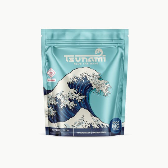 TsunamiCanna - Tropical Tide Gummies | 1000 MG - 1
