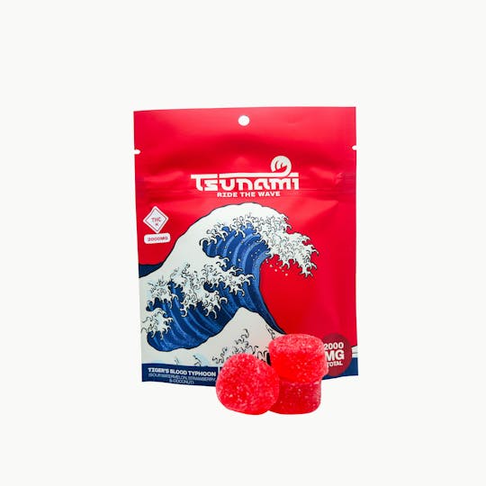 TsunamiCanna - Tiger’s Blood Typhoon Gummies | 2000 MG - 1