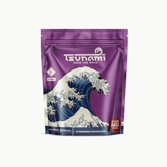 TsunamiCanna - Wild Berry Wipeout Gummies | 2000 MG - 1