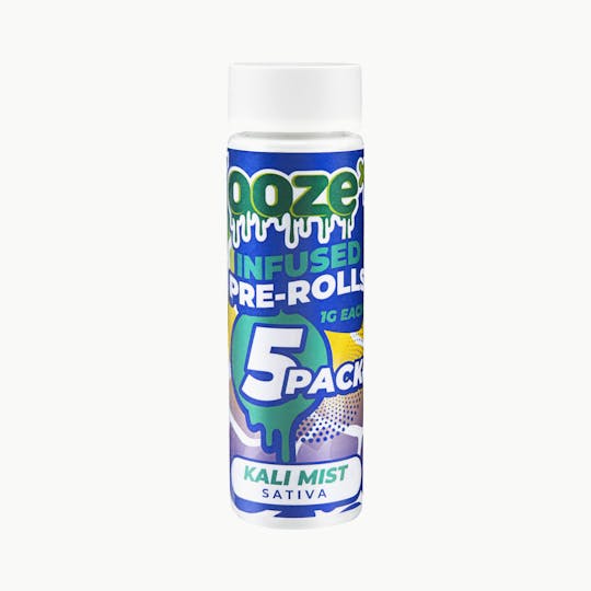 OozeX - Kali Mist 5-pack 1g Infused Pre-Rolls - 1