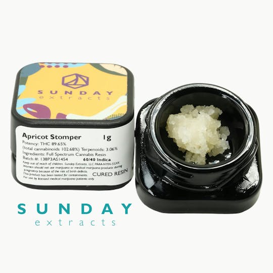 Sunday Extracts - 1g Concentrate Apricot Stomper - 1