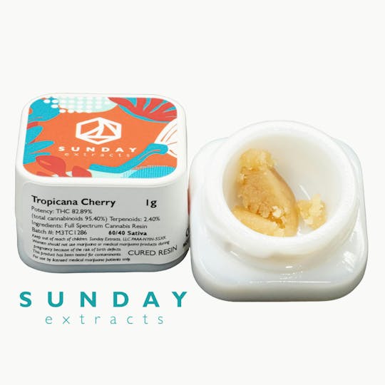 Sunday Extracts - 1g Concentrate Tropicana Cherry - 1