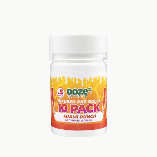 OozeX - Miami Punch 10-pack .5g Infused Pre-Rolls - 1