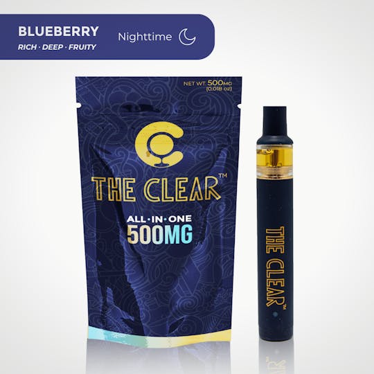 CLEAR Brands - The CLEAR Original All-in-One 500mg | Blueberry - 1