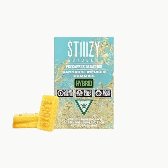 STIIIZY - - PINEAPPLE PARADISE - Gummies 200mg THC Edibles - 1
