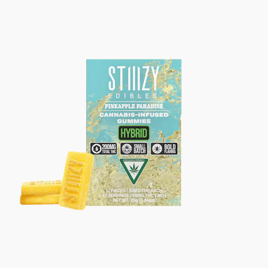 STIIIZY - - PINEAPPLE PARADISE - Gummies 200mg THC Edibles - 1