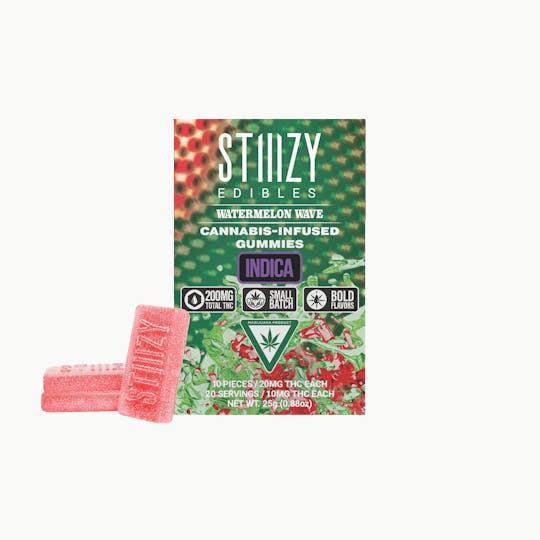 STIIIZY - - WATERMELON WAVE - Gummies 200mg THC Edibles - 1