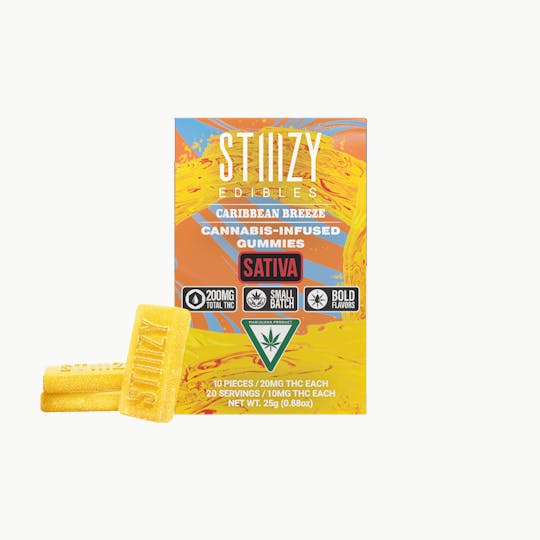 STIIIZY - - CARIBBEAN BREEZE - Gummies 200mg THC Edibles - 1