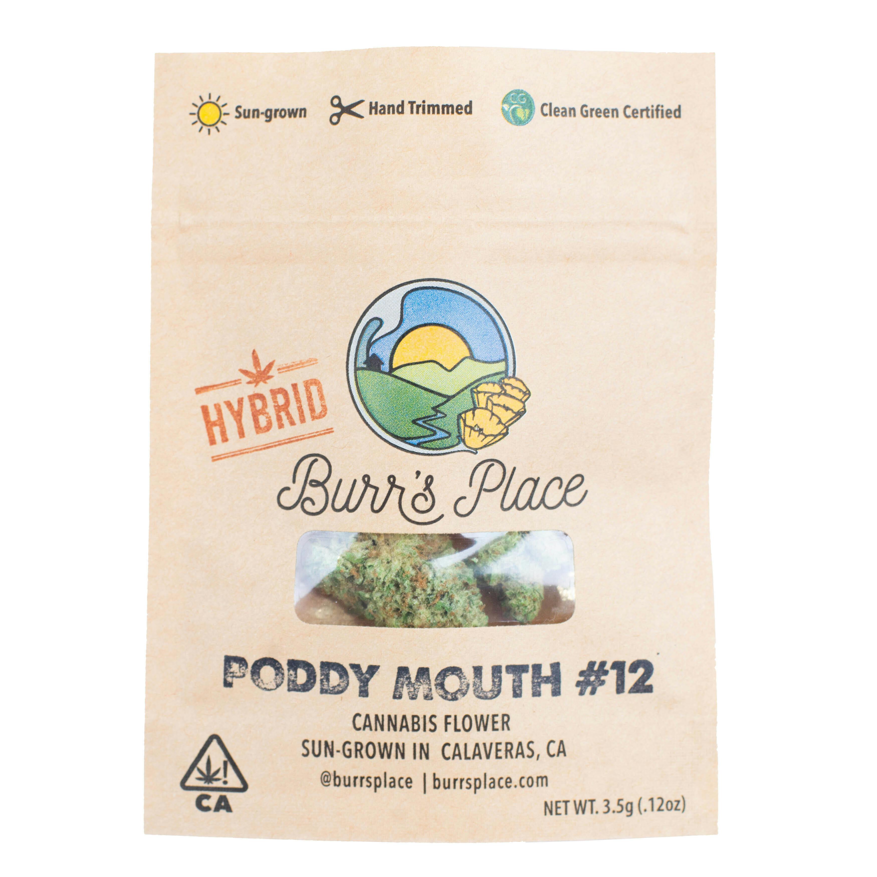 Burr's Place - Burr’s Place | Poddy Mouth #12 | Big Buds | 3.5g - 1