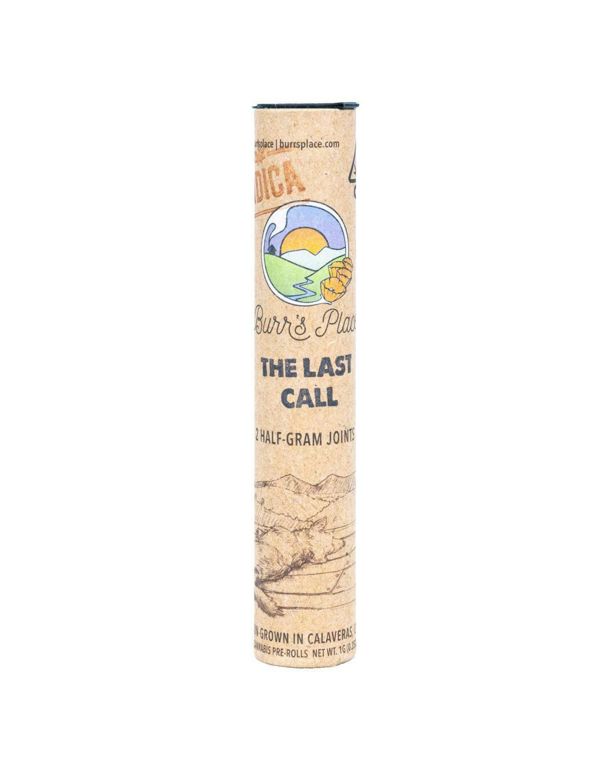 Burr's Place - Burr’s Place | The Last Call | Indica Blend | Mini Joints | 0.5g each | 2pk - 1