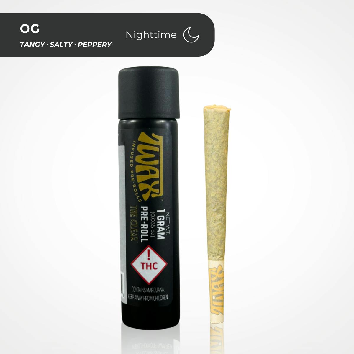 CLEAR Brands - TWAX Infused Pre-roll 1.25g | OG - 1