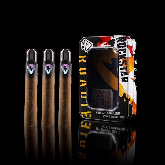 Rockstar Cannabis - Roadie | Red Velvet Underground | 3pk | Infused Blunts | 2.55g - 1