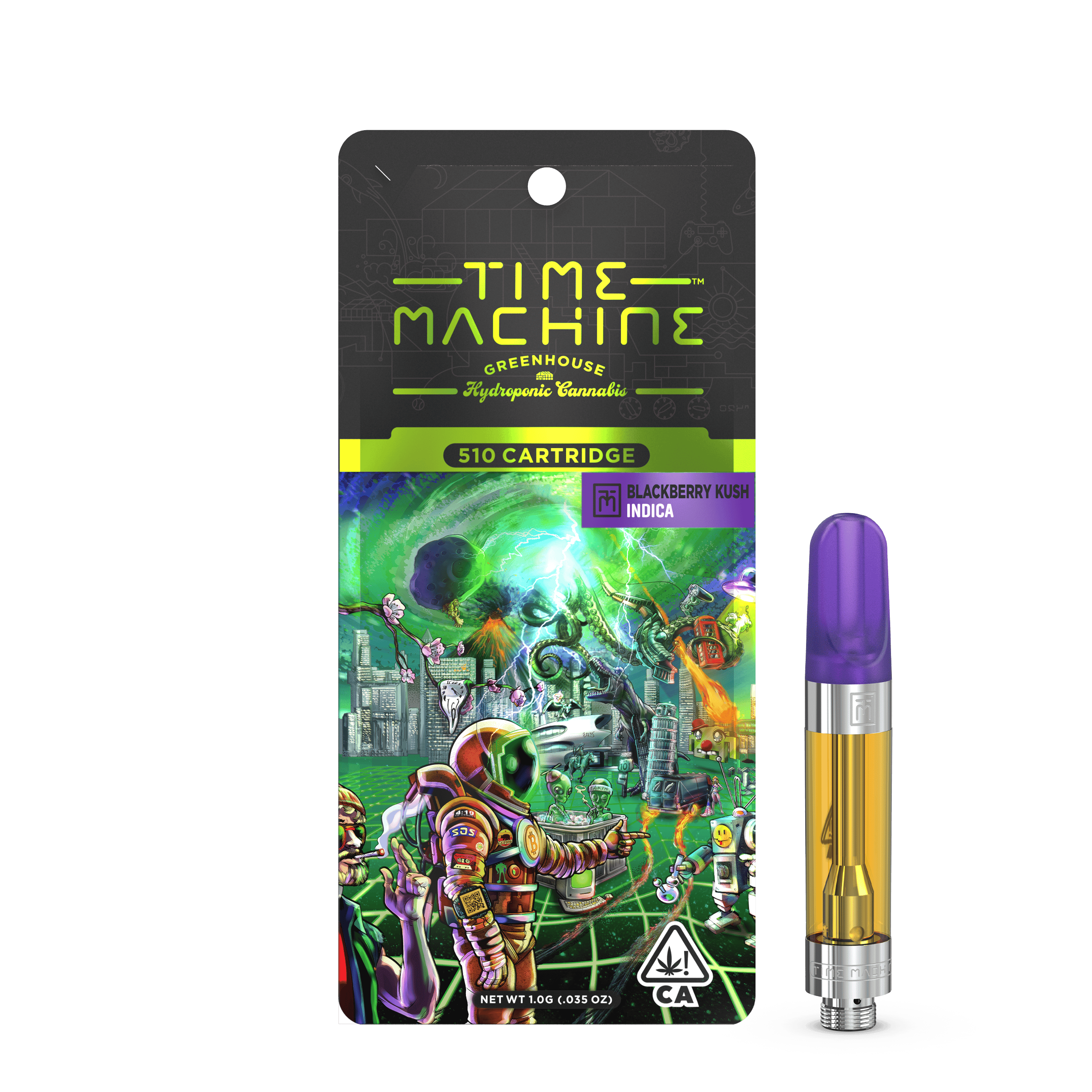 Time Machine - Blackberry Kush | Cartridge | 1g - 1