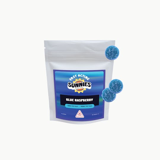 SunMed Growers - Blue Raspberry Nano Gummies Edible 100mg - 1