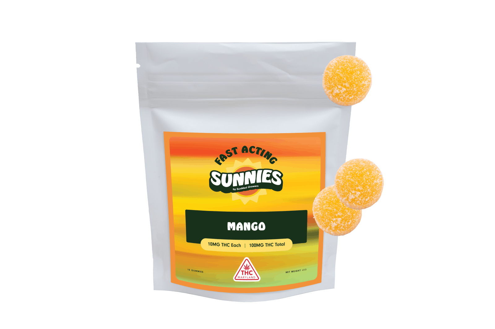 SunMed Growers - Mango Nano Gummies 100mg - 1