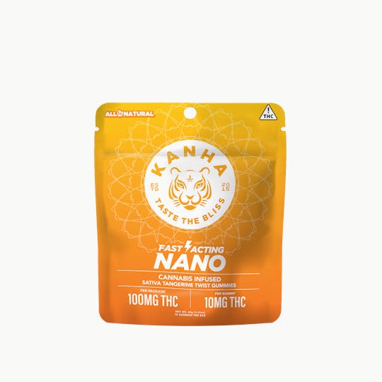 KANHA - KANHA | NANO | Tangerine Twist | Sativa | 100mg THC | 10-pack - 1