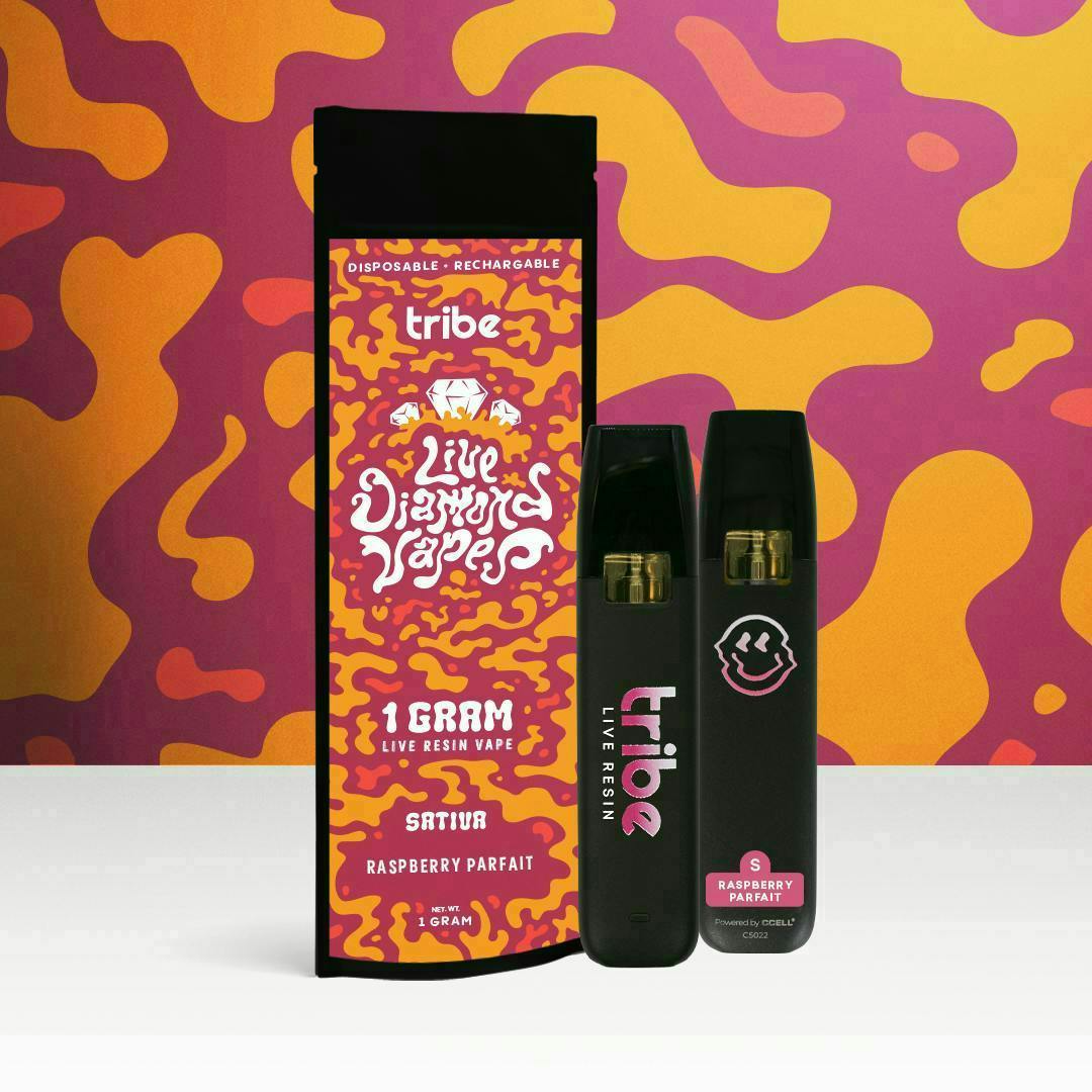Tribe - Tribe | Raspberry Parfait | Live Diamonds Disposable | 1g - 1