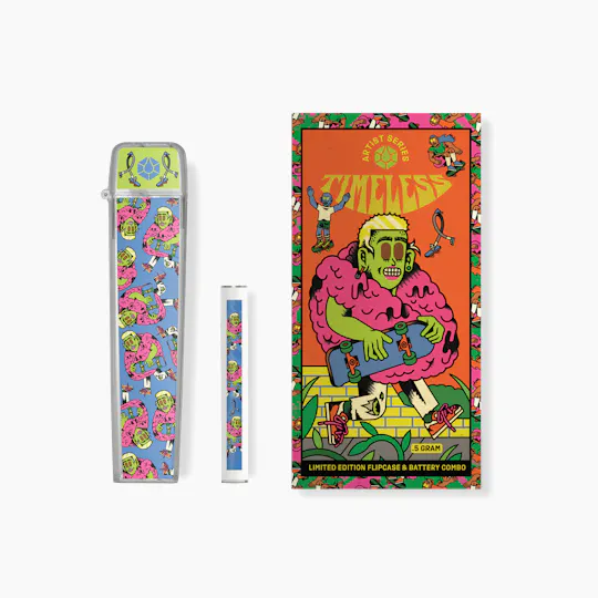 Timeless Vapes - Shred For The Cure AZ Flip Case & Battery Combo | Battery | 0.5g - 1