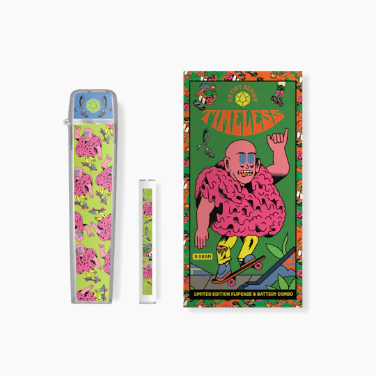 Timeless Vapes - Shred For The Cure NJ Flip Case & Battery Combo | Battery | 0.5g - 1