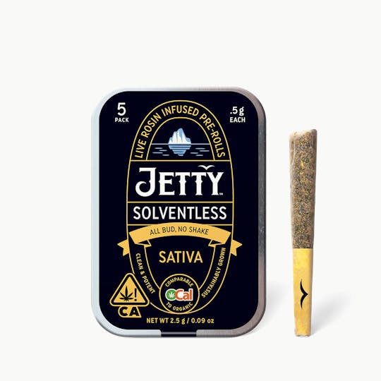 Jetty Extracts - Jetty Pre-Roll OCal Live Rosin Infused 10 Packs (3.5g) Diamond Popz x Fatso - 1