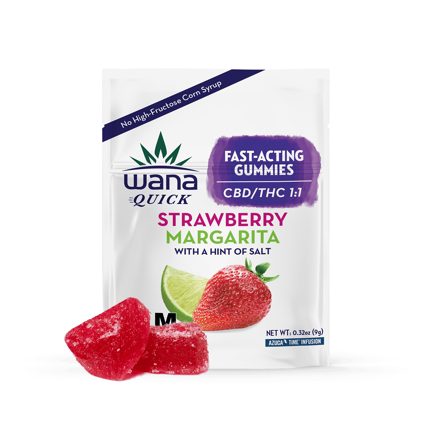 Wana Edibles - Strawberry Margarita 1:1 [2 pack] - 1