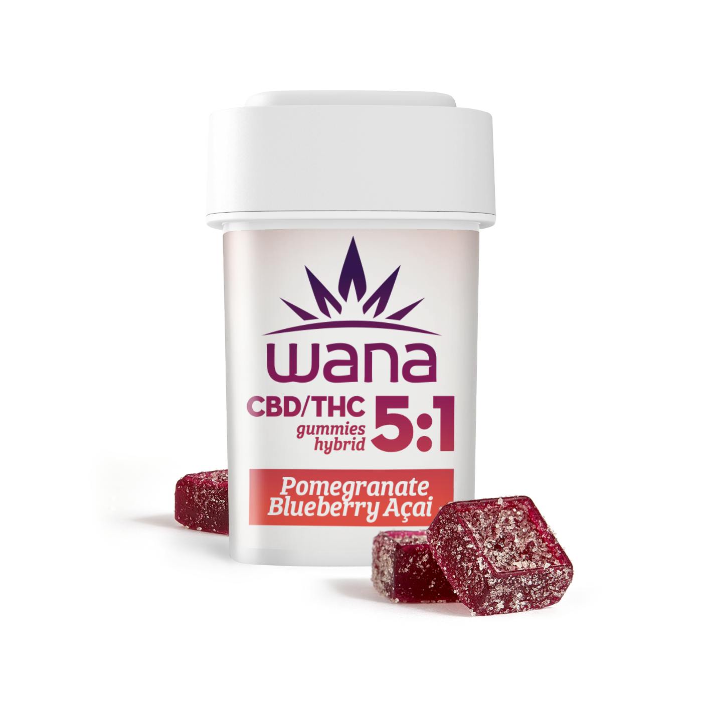 Wana Edibles - Pomegranate Blueberry Acai 5:1 [20 pack] - CO - 1