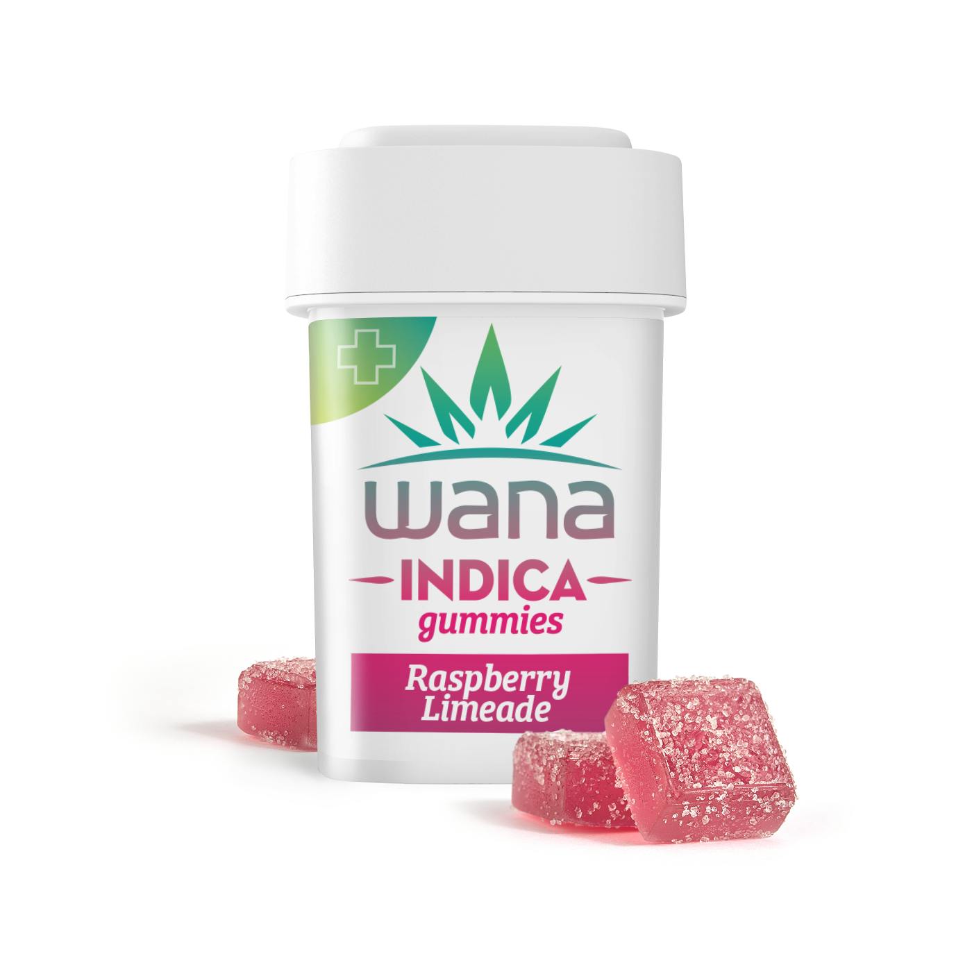 Wana Edibles - Raspberry Limeade - Indica (Medical High-Dose)[20 pack] - 1