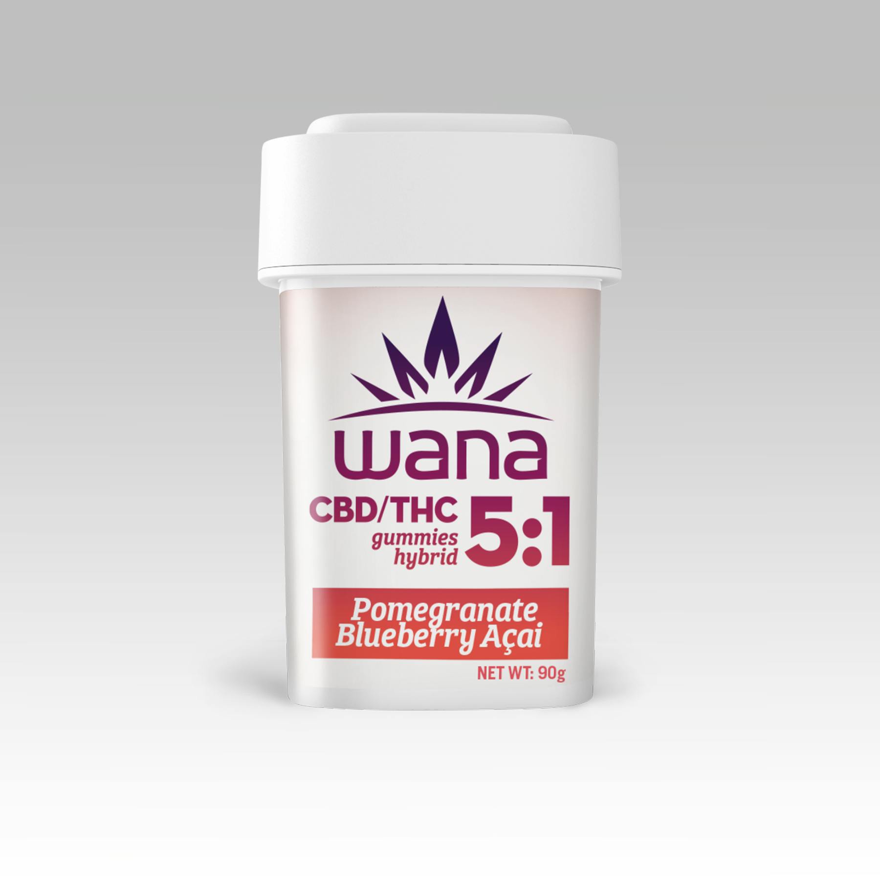 Wana Edibles - Pomegranate Blueberry Acai 5:1 [20 pack] - 1