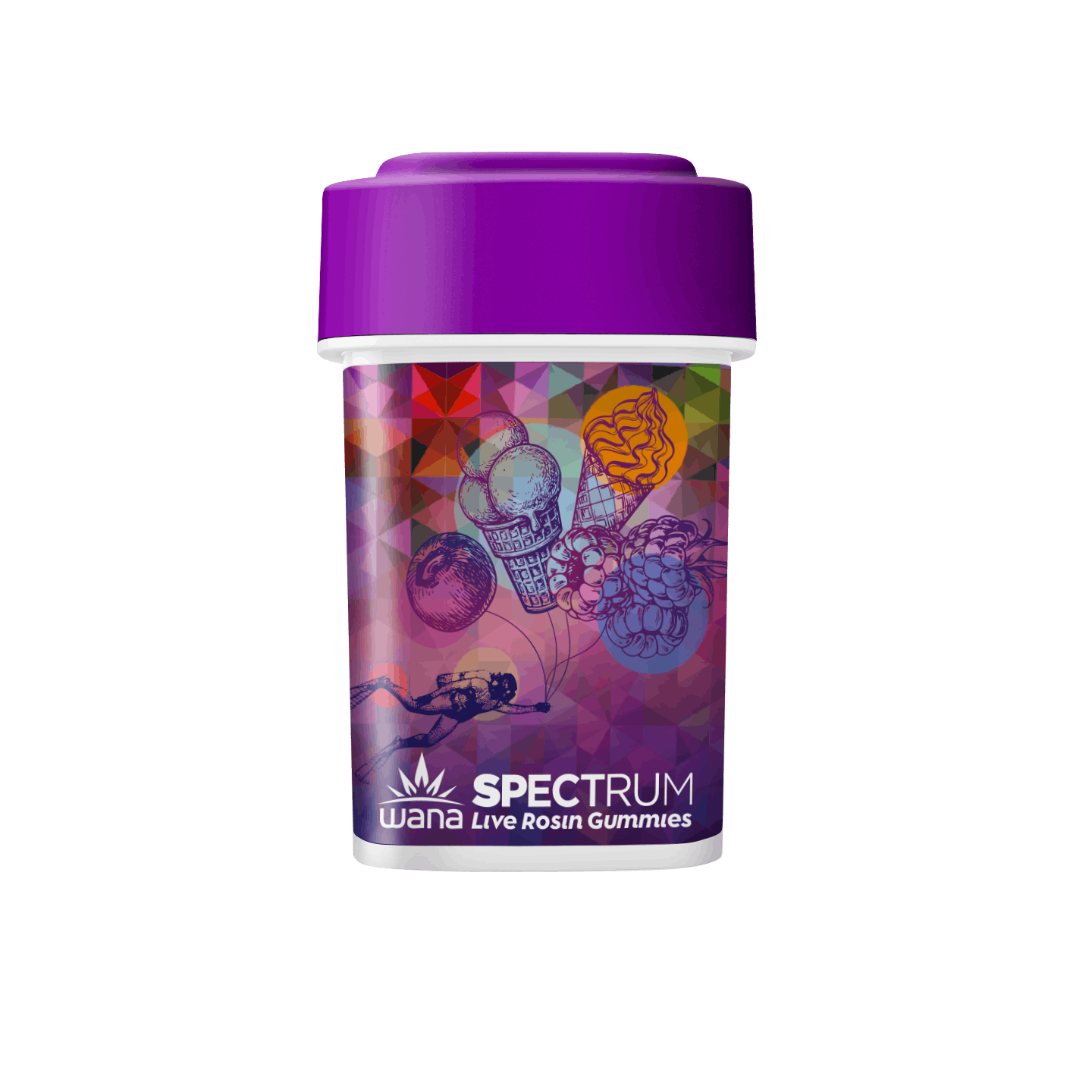 Wana Edibles - Berry Gelato - Indica [20 pack] - 1