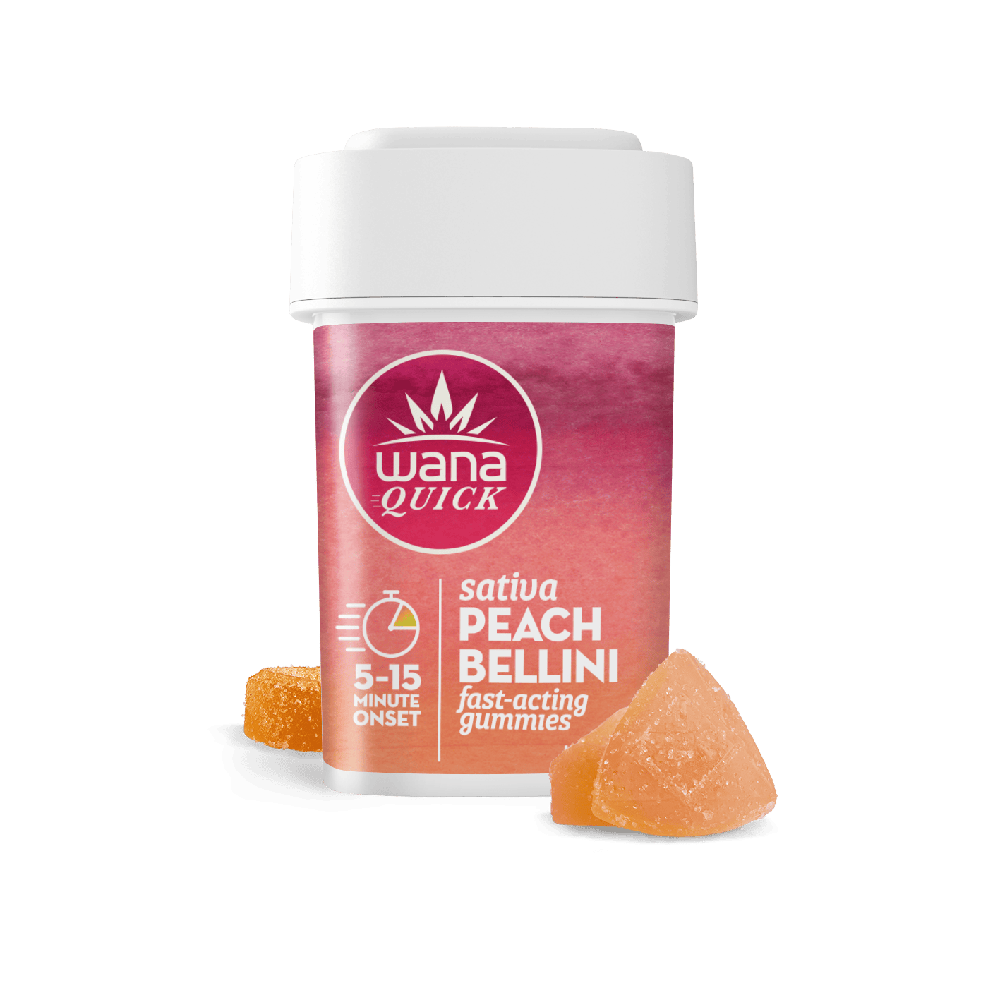Wana Edibles - Peach Bellini - Sativa [20 pack] - 1