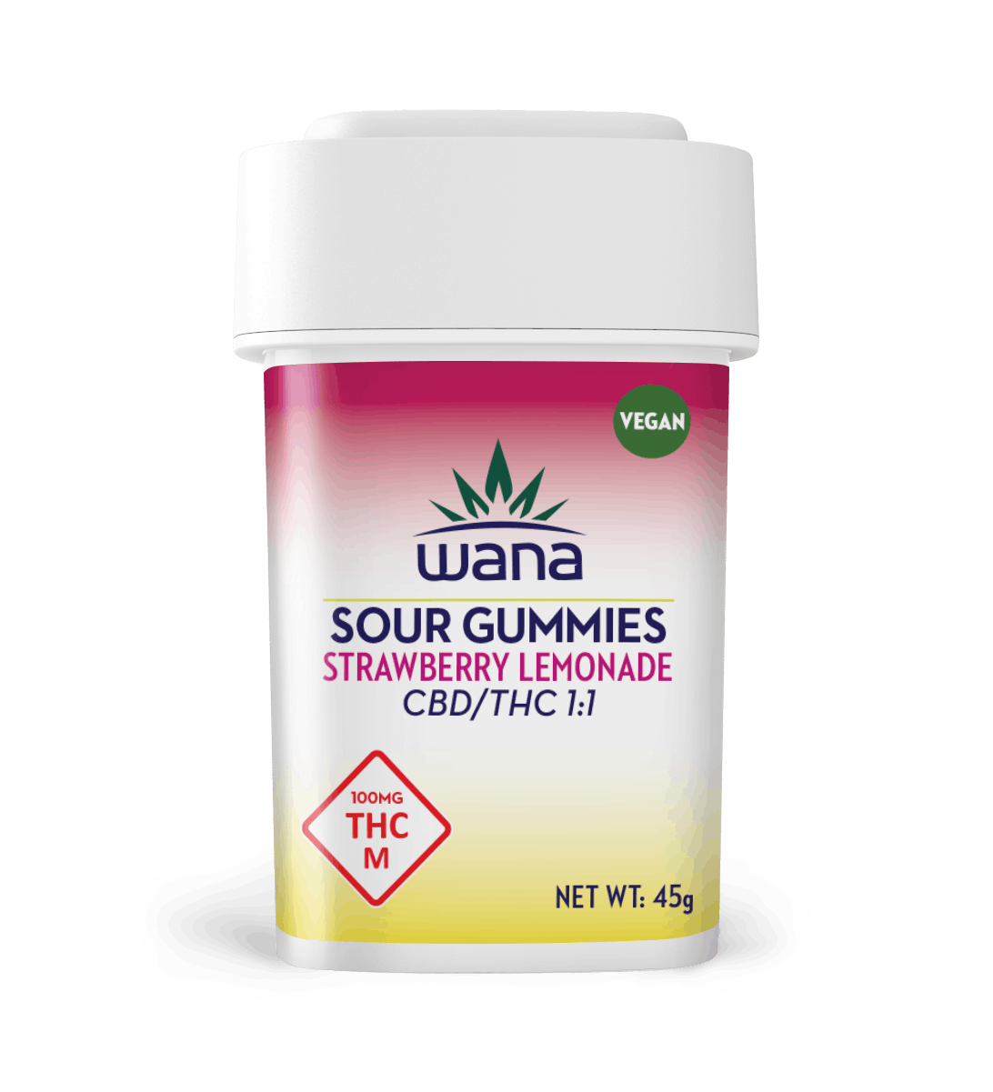 Wana Edibles - Strawberry Lemonade 1:1 [10 pack] - MO - 1