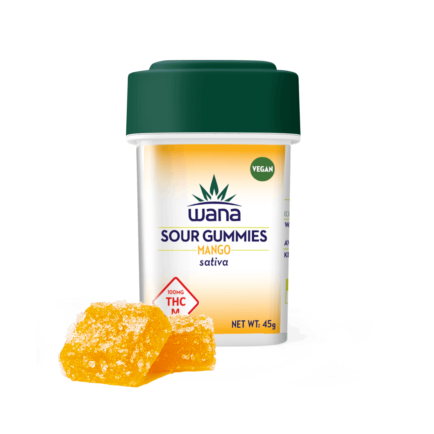 Wana Edibles - Mango - Sativa [10 pack] - MO - 1