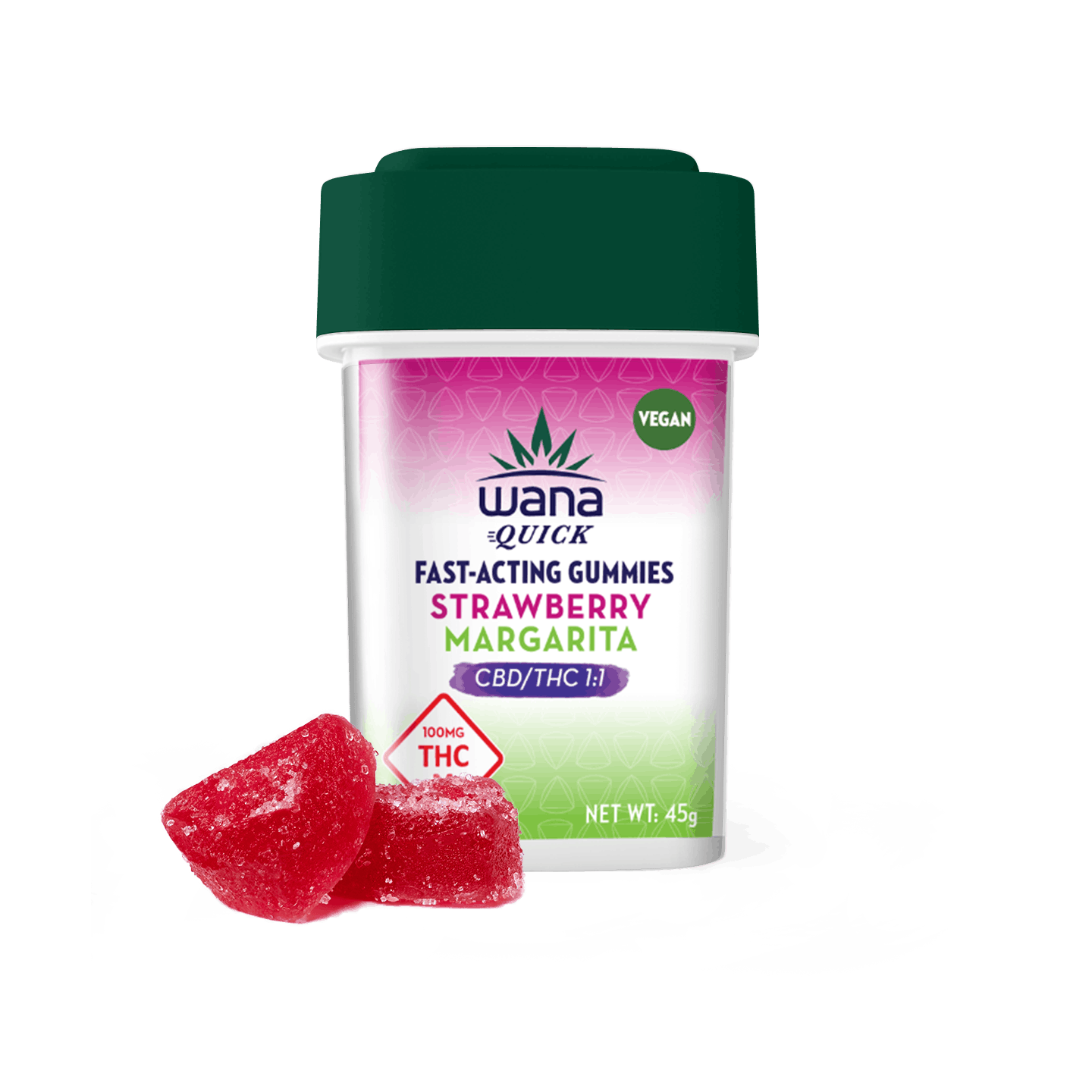 Wana Edibles - Strawberry Margarita 1:1 [10 pack] - 1