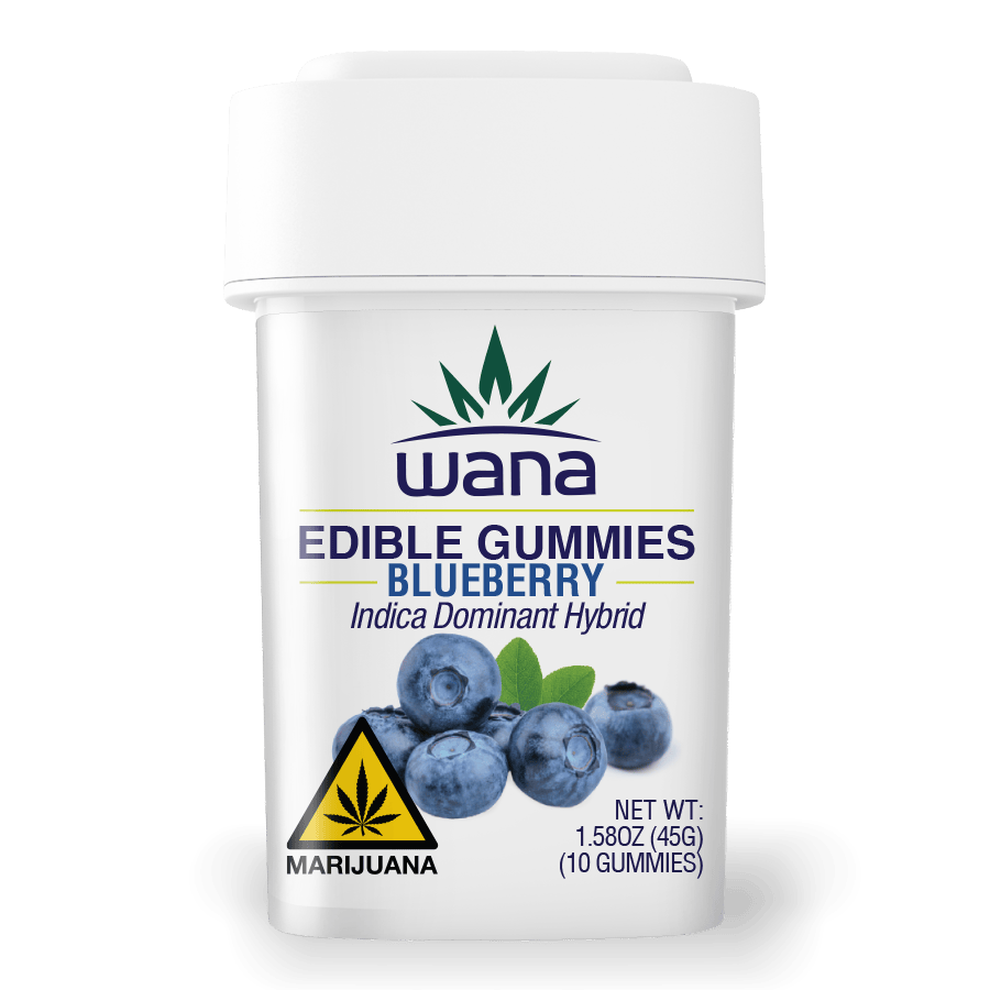 Wana Edibles - Blueberry - Indica [10 pack] - MT - 1