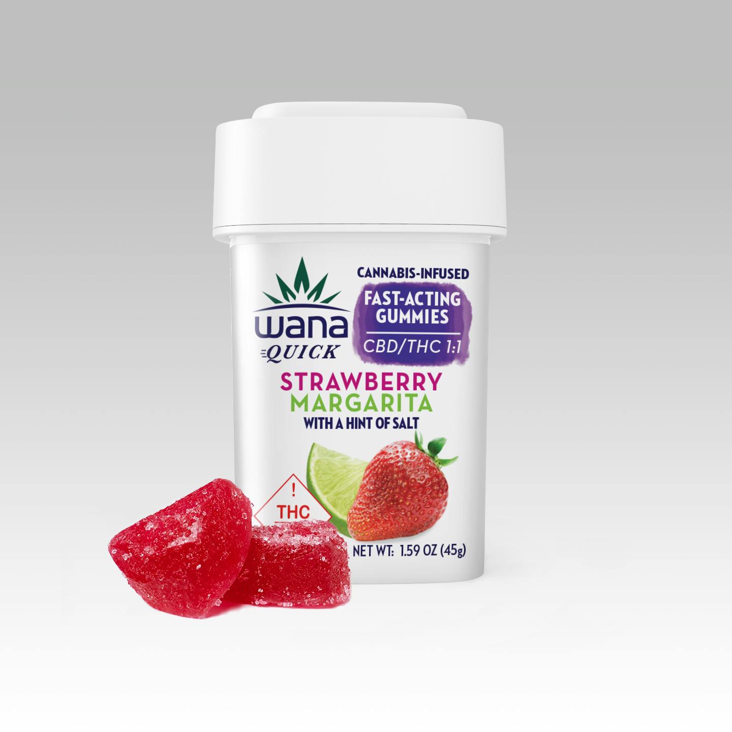Wana Edibles - Strawberry Margarita 1:1 [10 pack] - NM - 1