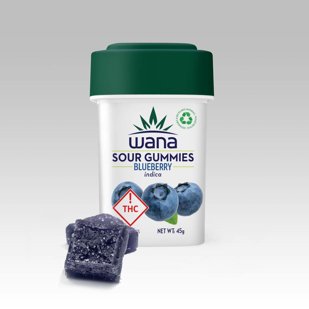 Wana Edibles - Blueberry - Indica [10 pack] - OH - 1