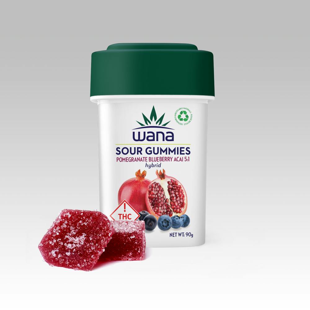 Wana Edibles - Pomegranate Blueberry Acai 5:1 [20 pack] - 1