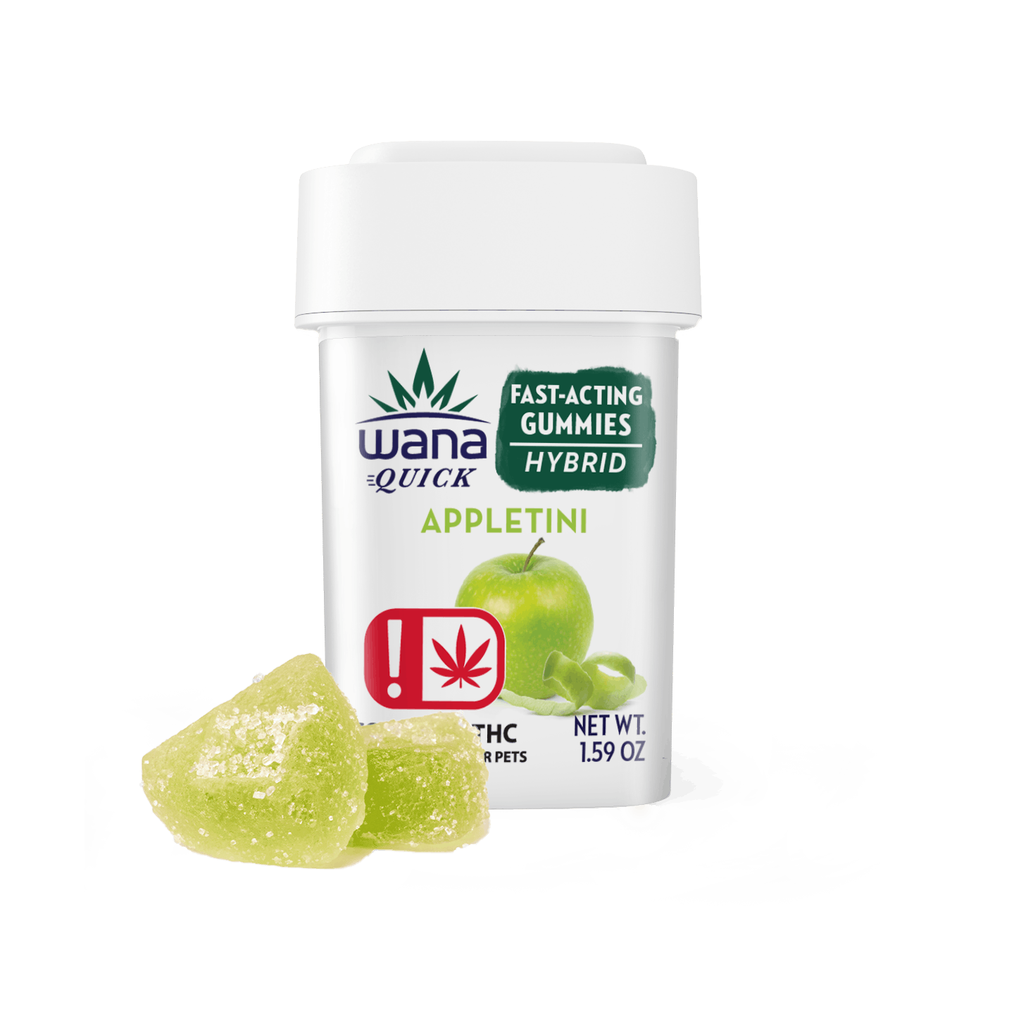 Wana Edibles - Appletini - Hybrid [10 pack] - 1